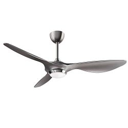 reiga 52-in Ceiling Fan with LED Light Kit Remote Control Modern Blades Noiseless Reversible Mot ...