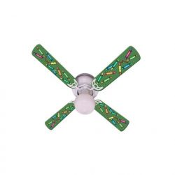 Ceiling Fan Designers Ceiling Fan, Kids Colorful Crayons, 42″