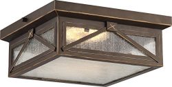 Nuvo Lighting One Light Nuvo 62/813 LED Outdoor Flush Mount