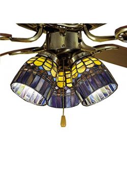 Meyda Tiffany 27466 Tiffany Candice Fan Light Shade, 4″ W