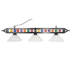 59″ Hanging Billiard Light for 7ft/8ft/9ft Pool Tables – (Several Colors Lamp Shades ...