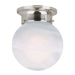 Design House 511592 Millbridge 1 Light Ceiling Light, Satin Nickel