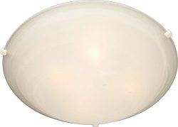 Maxim Lighting 2681MRWT 3 Light Flush Mount Ceiling Light