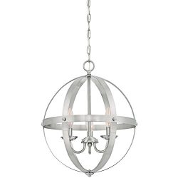 Westinghouse Lighting 6341900 Stella Mira Indoor Chandelier Brushed Nickel