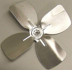 Packard A61470 Aluminum Fan Blade 6 In. Diameter 4 Blades 1/4 In. Shaft Cw