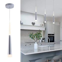 Modern Mini Island Pendant Light with Acrylic Shade LED Adjustable Cone Contemporary Pendant Lig ...