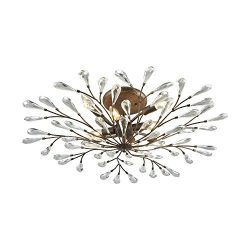 Elk Lighting 18242/8 Close-to-Ceiling-Light-fixtures 10 x 32 x 32″ Bronze