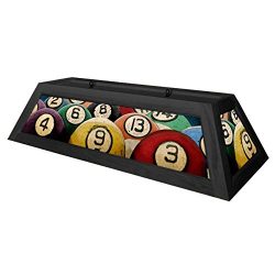 Rack’em Billiard Ball Pool Table Light – Black