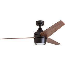 Honeywell 50603 Eamon Modern Ceiling Fan with Remote Control, 52″, Bronze