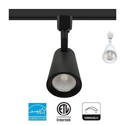 LED Track Light Head 9W (60W Equiv.) 600 Lumens 40° Beam Adjustable CRI90+ Dimmable (ENERGY STAR ...