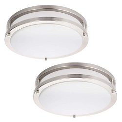 Drosbey 36W LED Ceiling Light Fixture, 13in Flush Mount Light Fixture, Ceiling Lamp for Bedroom, ...