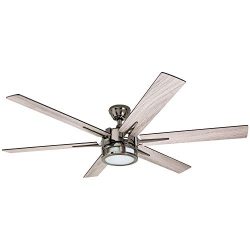 Honeywell 51035 Kaliza Modern Ceiling Fan with Remote Control, 56″, Gun Metal