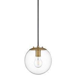 Sferra Globe Pendant Light | Brass Pendant Lighting for Kitchen Island with LED Bulb LL-P201-AB