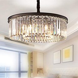 Meelighting Crystal Chandeliers Modern Contemporary Ceiling Lights Fixtures Pendant Lighting Din ...