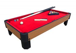 Playcraft Sport Bank Shot 40″ Pool Table with Red Cloth