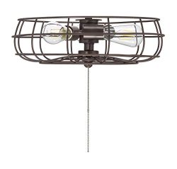 Savoy House FLG-104-13 Ratcliffe 3-Light Industrial Fan Light Kit in English Bronze (15″ W ...